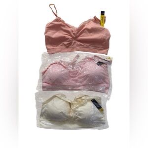 Set of 3 pretty Coobie bras